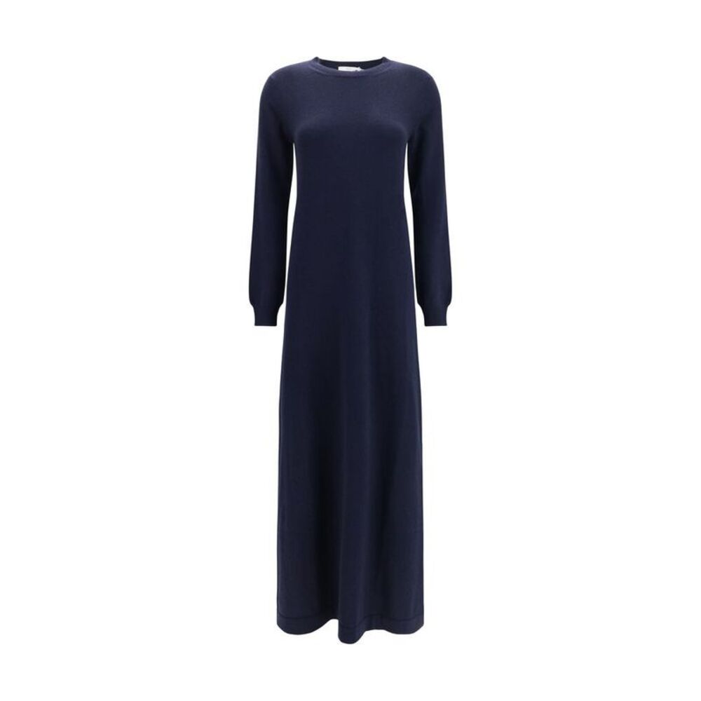 Malo Blue Cashmere Casual Women's Dress